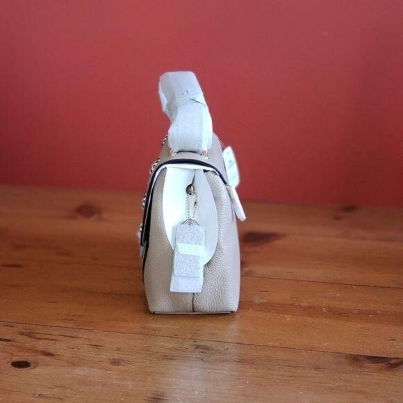 COACH Remi Whipstitch Daisy Embellished Leather Crossbody Shoulder Handbag - Picture 9 of 15